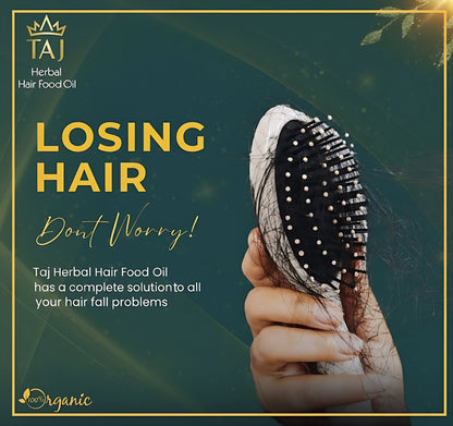 Taj Herbal Hair Food Oil – 100% Natural Nourishment